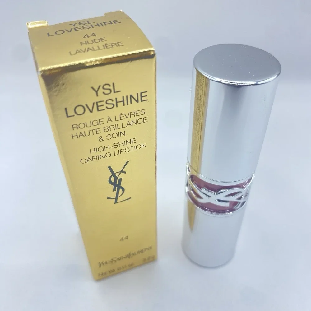 YSL loveshine 44 Nude lavalliere High Shine Caring Lipstick full size 3.2g